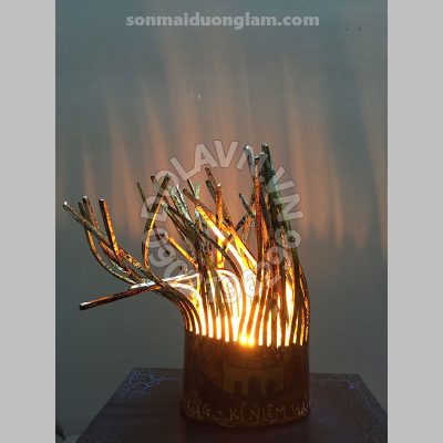 Đèn sơn mài Diệm Sinh Long Đăng