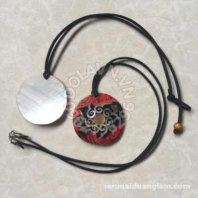 Trang sức sơn mài Huyền Tâm Đan Nguyệt Song Bội