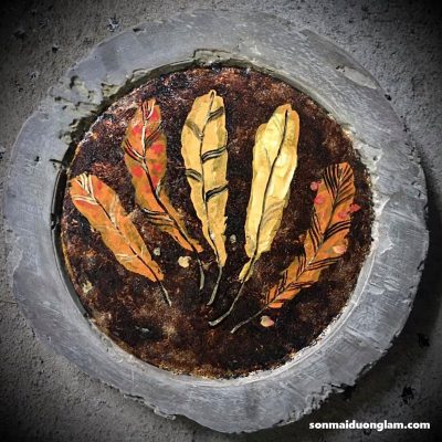 Tranh sơn mài Kim Diệp