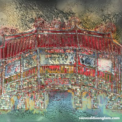 Tranh sơn mài Trường Hồng