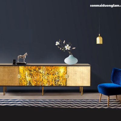 Tủ sơn mài Lưu Kim Lưu Quang Quỹ