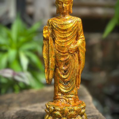 Alternative view of Tượng Phật sơn mài Tĩnh Tâm Sen Vàng