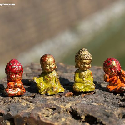 Tượng sơn mài Kim tất tứ đồng