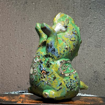 Tượng sơn mài Ngọc thố trình tường